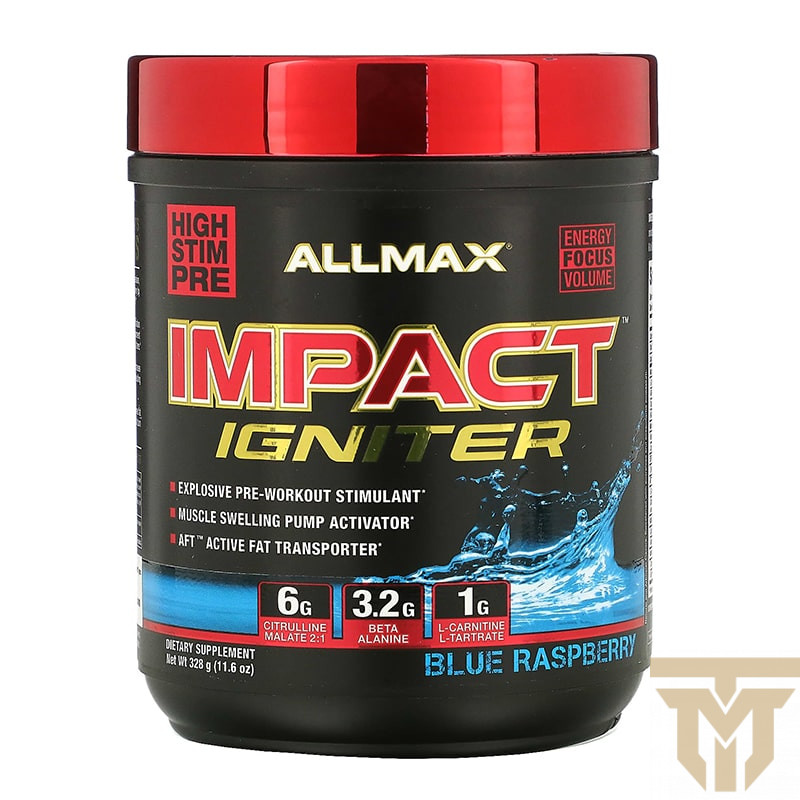 پمپ ایمپکت ایگنایتر آلمکسImpact Igniter Pre Workout - Allmax Nutrition پمپ ایمپکت ایگنایتر آلمکسImpact Igniter Pre Workout – Allmax Nutrition