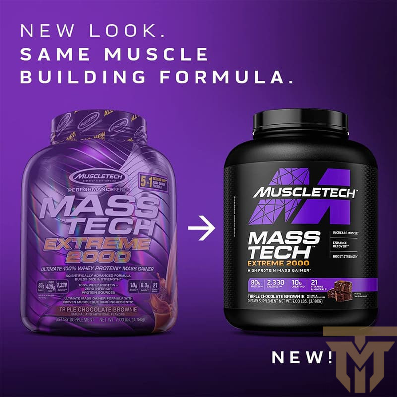 مس تک اکستریم 2000 ماسل تک مس تک اکستریم ماسل تکMass Gainer MuscleTech Mass-Tech Extreme 2000 Mass Gainer