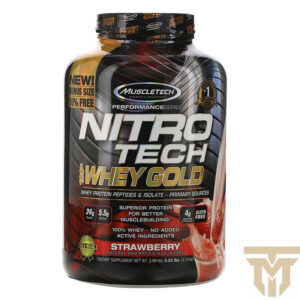 پروتئین نیتروتک گلد ماسل تکMuscleTech Nitro-Tech 100% Whey Gold