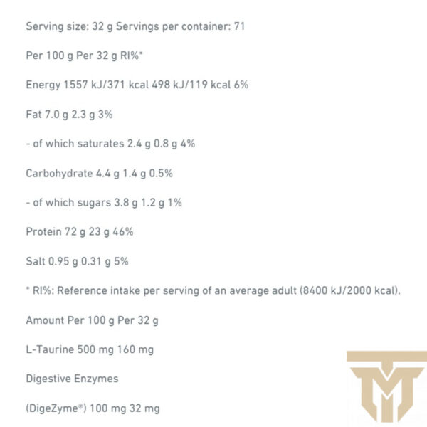 پروتئین وی 100% تیم وانTeamOne 100% Whey Protein